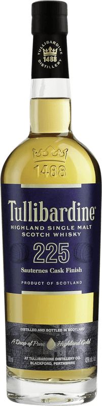 47,95 € Envío gratis | Whisky Single Malt Tullibardine 225 A.O.C. Sauternes Reino Unido Botella 70 cl