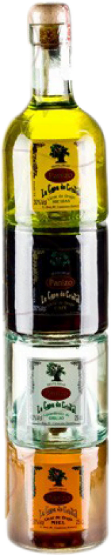 19,95 € Envío gratis | Orujo Aguardiente La Cepa de Cristal España 1 L