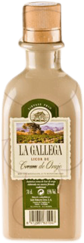 12,95 € Envío gratis | Crema de Licor La Gallega Crema de Orujo España Botella 70 cl