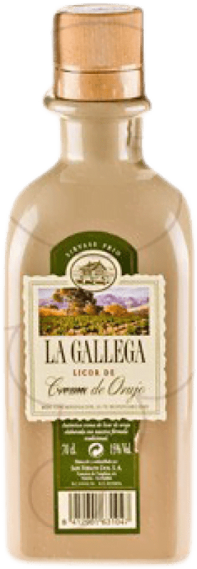 13,95 € Envío gratis | Crema de Licor La Gallega Orujo España Botella 70 cl