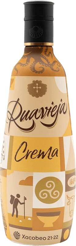 16,95 € Envío gratis | Crema de Licor Rua Vieja Crema de Orujo Ruavieja España Botella 70 cl