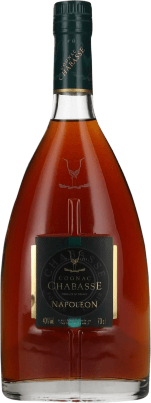 58,95 € Kostenloser Versand | Cognac Chabasse Napoleón Frankreich Flasche 70 cl