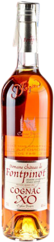 82,95 € Envío gratis | Coñac Frapin X.O Château Fontpinot Francia Botella 70 cl