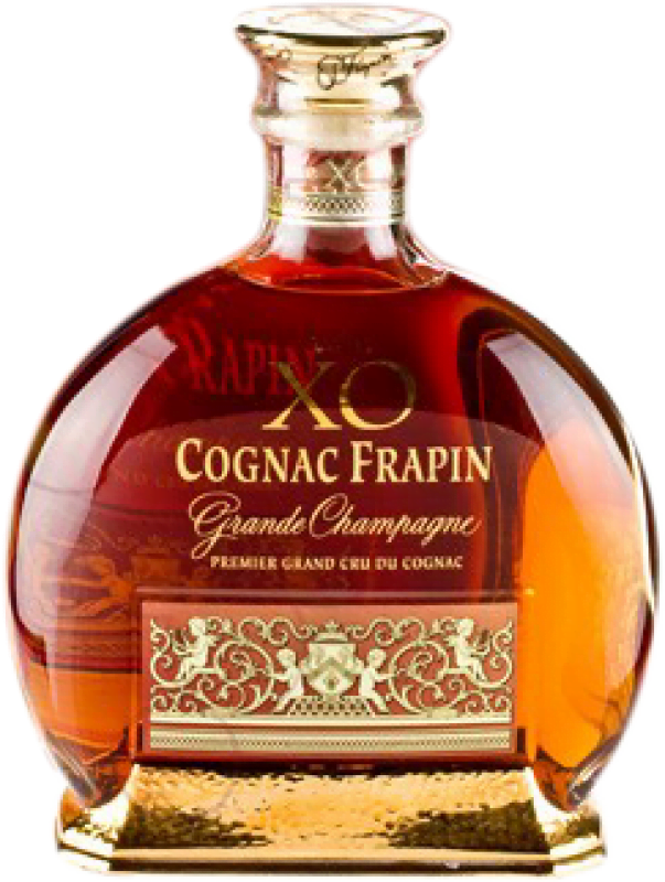 235,95 € Envio grátis | Cognac Conhaque Frapin X.O. Extra Old Vip França Garrafa 70 cl