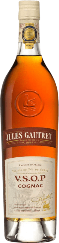 42,95 € Spedizione Gratuita | Cognac Jules Gautret V.S.O.P. Very Superior Old Pale Francia Bottiglia 70 cl