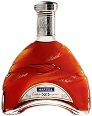 22,95 € Envio grátis | Cognac Conhaque Martell X.O. Extra Old França Garrafa Miniatura 5 cl