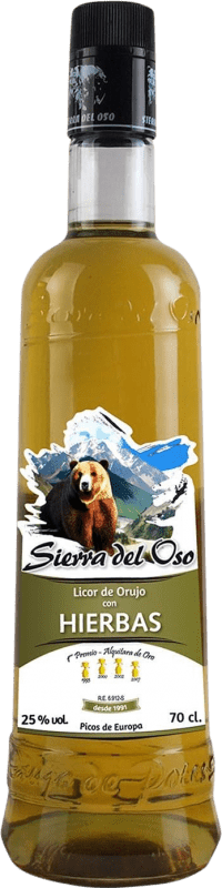 14,95 € Envío gratis | Licor de hierbas Sierra del Oso España Botella 70 cl