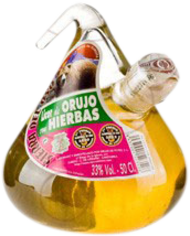 10,95 € Envío gratis | Licor de hierbas Sierra del Oso España Botella Medium 50 cl