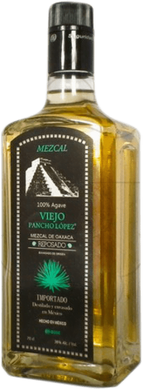 25,95 € 免费送货 | 梅斯卡尔酒 Pancho López Reposado 墨西哥 瓶子 70 cl