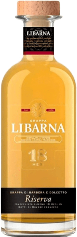 23,95 € Envio grátis | Aguardente Grappa Libarna Itália Garrafa 70 cl