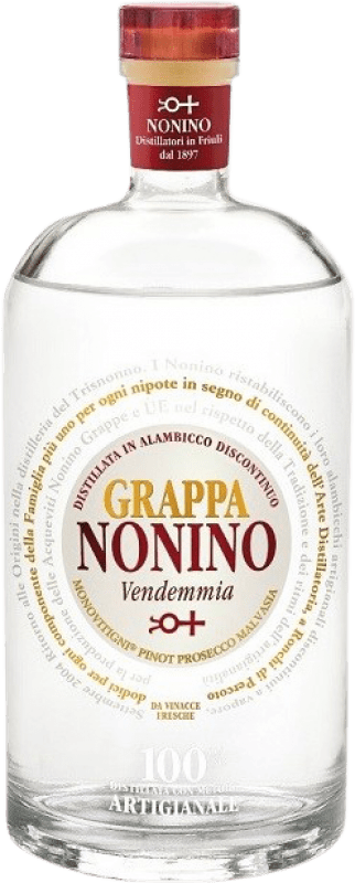 41,95 € Envio grátis | Aguardente Grappa Nonino Vendemmia Itália Garrafa 70 cl