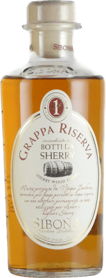 29,95 € Free Shipping | Grappa Sibona Botti da Sherry Italy Medium Bottle 50 cl