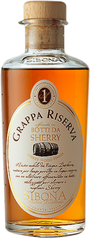 36,95 € 送料無料 | グラッパ Sibona Botti da Sherry イタリア ミディアムボトル 50 cl