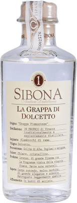 35,95 € Envio grátis | Aguardente Grappa Sibona Dolcetto Doce Itália Garrafa Medium 50 cl