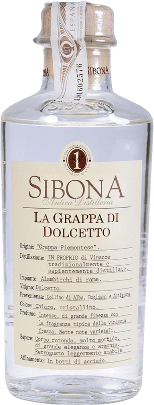 35,95 € Бесплатная доставка | Граппа Sibona Dolcetto сладкий Италия бутылка Medium 50 cl