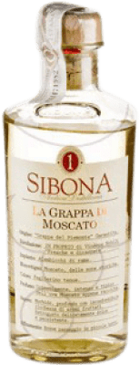 29,95 € Envío gratis | Grappa Sibona Italia Moscato Botella Medium 50 cl