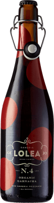 12,95 € Free Shipping | Sangaree Lolea Nº 4 Red Organic Frizzante Catalonia Spain Grenache Bottle 75 cl