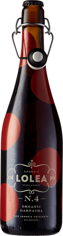 7,95 € Free Shipping | Sangaree Lolea Nº 4 Red Organic Frizzante Catalonia Spain Grenache Bottle 75 cl