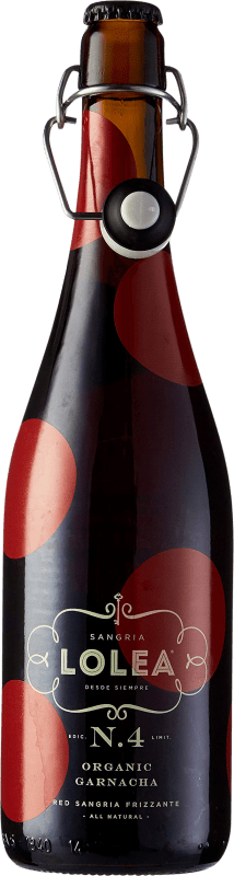 7,95 € Envío gratis | Sangría Lolea Nº 4 Red Organic Frizzante Cataluña España Garnacha Ecológico Botella 75 cl