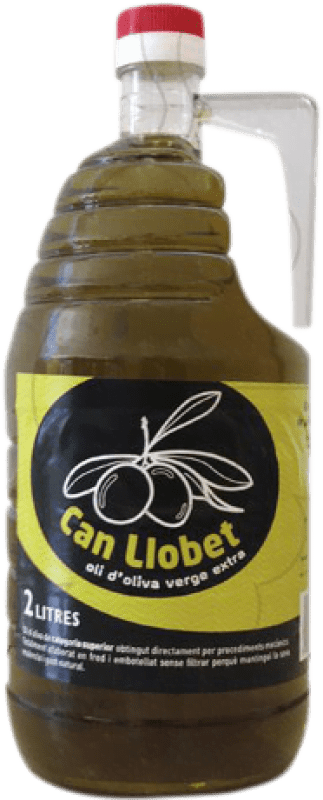 24,95 € Spedizione Gratuita | Olio d'Oliva Can Llobet EVO Extra Vergine Spagna Tanica 2 L