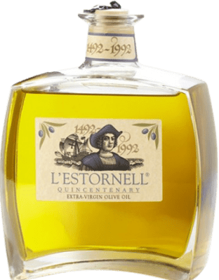 44,95 € Spedizione Gratuita | Olio d'Oliva L'Estornell Quincentenary EVO Extra Vergine Spagna 1 L