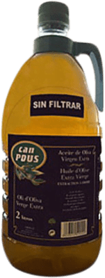 28,95 € Envio grátis | Azeite de Oliva Can Pous Sin Filtrar — Não Filtrado, AOVE Virgem Extra Espanha Garrafão 2 L