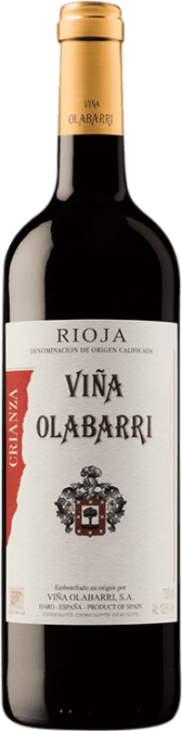 7,95 € Бесплатная доставка | Красное вино Olabarri Crianza — Крианса D.O.Ca. Rioja Ла-Риоха Испания Tempranillo — Темпранильо Бутылка 75 cl