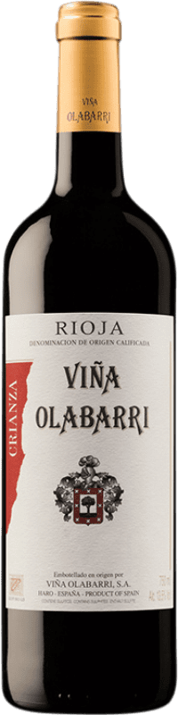 7,95 € Free Shipping | Red wine Olabarri Aged D.O.Ca. Rioja The Rioja Spain Tempranillo Bottle 75 cl