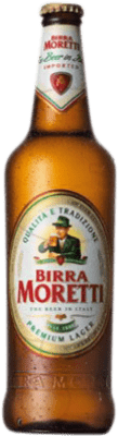 1,95 € Free Shipping | Beer Birra Moretti Italy One-Third Bottle 33 cl