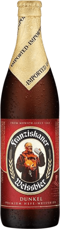 3,95 € Envío gratis | Cerveza Franziskaner Dunkel Alemania Botella Medium 50 cl