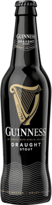 2,95 € 免费送货 | 啤酒 Guinness 原创, Draught — 生啤, Stout — 世涛 爱尔兰 三分之一升瓶 33 cl