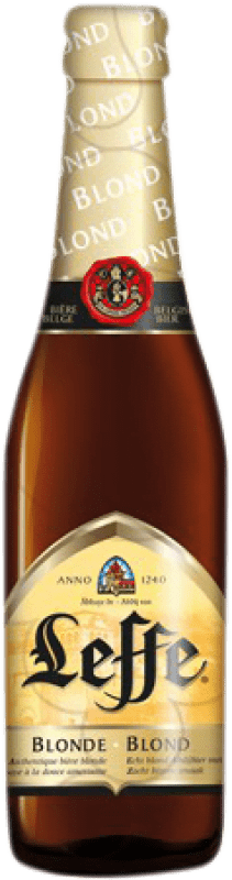 2,95 € Kostenloser Versand | Bier Leffe Blonde Belgien Drittel-Liter-Flasche 33 cl