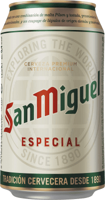 1,95 € Kostenloser Versand | Bier Cervezas San Miguel Spanien Dose 33 cl