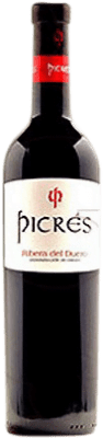 21,95 € Kostenloser Versand | Rotwein Picres Picrés Alterung D.O. Ribera del Duero Kastilien und León Spanien Tempranillo Flasche 75 cl