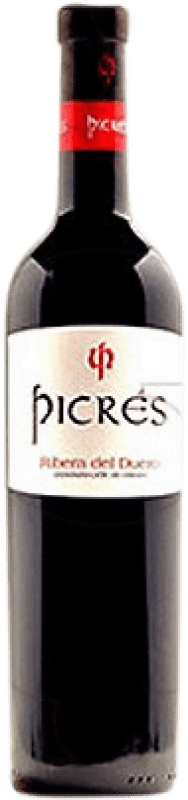 21,95 € Бесплатная доставка | Красное вино Picres Picrés старения D.O. Ribera del Duero Кастилия-Леон Испания Tempranillo бутылка 75 cl