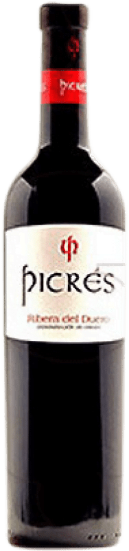21,95 € Kostenloser Versand | Rotwein Picres Picrés Alterung D.O. Ribera del Duero Kastilien und León Spanien Tempranillo Flasche 75 cl