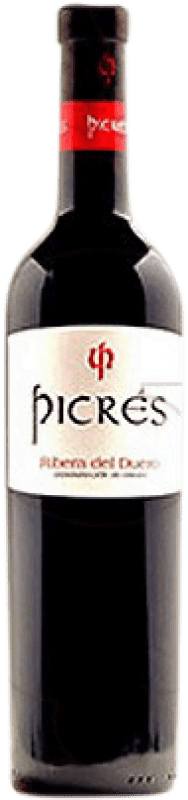 22,95 € Kostenloser Versand | Rotwein Picres Picrés Crianza — Kurze Fassreifung D.O. Ribera del Duero Kastilien und León Spanien Tempranillo 75 cl
