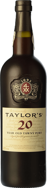 65,95 € Free Shipping | Fortified wine Taylor's I.G. Porto Porto Portugal Tempranillo, Touriga Franca, Touriga Nacional, Tinta Amarela, Tinta Cão, Tinta Barroca 20 Years Bottle 75 cl
