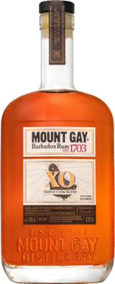 68,95 € Envío gratis | Ron Mount Gay XO Extra Old Barbados Botella 70 cl