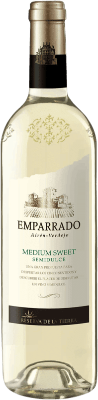 6,95 € Бесплатная доставка | Белое вино Reserva de La Tierra Emparrado молодое Каталония Испания Verdejo — Вердехо 75 cl