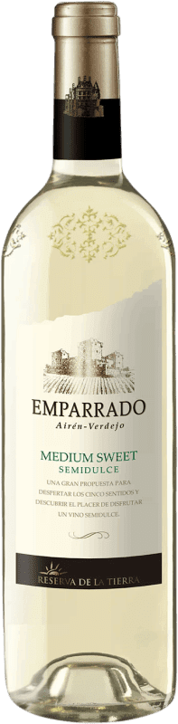 5,95 € Free Shipping | White wine Reserva de La Tierra Emparrado Young Catalonia Spain Verdejo Bottle 75 cl