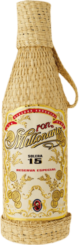 54,95 € Envío gratis | Ron Rossi & Rossi Millonario Solera Perú 15 Años Botella 70 cl