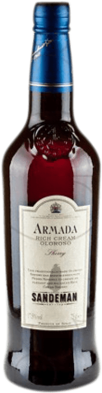 11,95 € 送料無料 | 強化ワイン Sandeman Porto Armada Cream D.O. Jerez-Xérès-Sherry Andalucía y Extremadura スペイン Palomino Fino, Pedro Ximénez ボトル 75 cl
