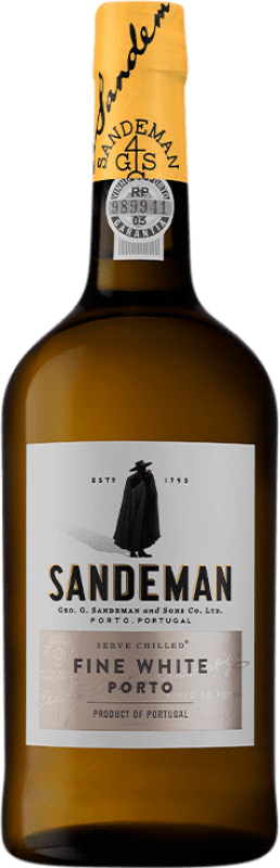 12,95 € Бесплатная доставка | Крепленое вино Sandeman Porto Blanco I.G. Porto порто Португалия Malvasía, Godello, Códega, Viosinho бутылка 75 cl