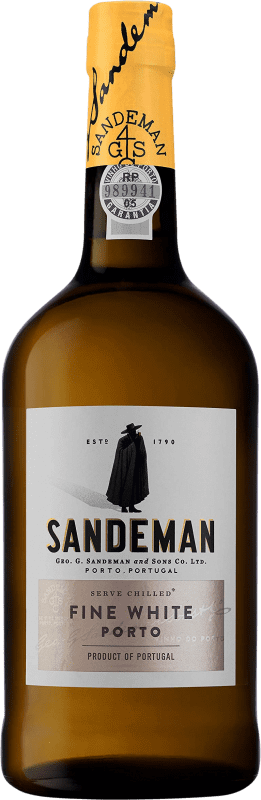 16,95 € Envio grátis | Vinho Generoso Fortificado Sandeman Porto I.G. Porto Porto Portugal Malvasia, Godello, Códega, Viosinho Garrafa 1 L