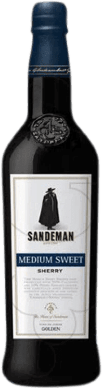8,95 € 送料無料 | 強化ワイン Sandeman Porto Medium セミドライ セミスイート D.O. Jerez-Xérès-Sherry Andalucía y Extremadura スペイン Palomino Fino, Pedro Ximénez ボトル 1 L