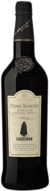 9,95 € Free Shipping | Fortified wine Sandeman Porto D.O. Jerez-Xérès-Sherry Andalucía y Extremadura Spain Pedro Ximénez Bottle 75 cl
