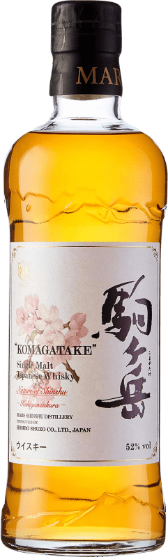 134,95 € Kostenloser Versand | Whiskey Single Malt Mars Shinshu Mars Kohiganzakura Nature Japan Flasche 70 cl