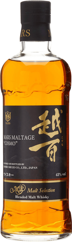 92,95 € Kostenloser Versand | Whiskey Single Malt Mars Shinshu Mars Maltage Cosmo Japan Flasche 70 cl