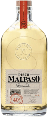 27,95 € Envío gratis | Pisco Hacienda Mal Paso Malpaso Reserva Chile Botella 70 cl